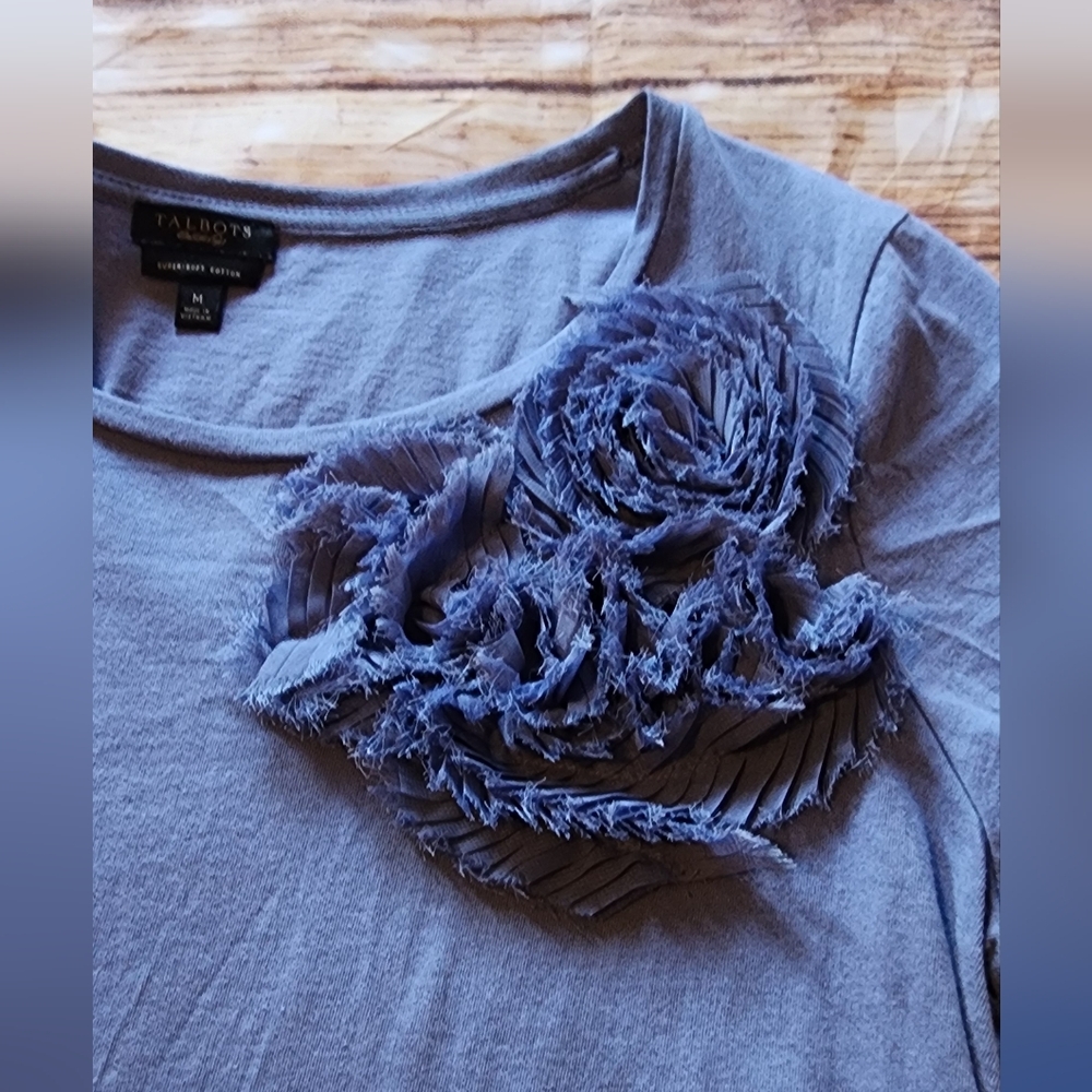Talbots super soft cotton top - Picture 4 of 7